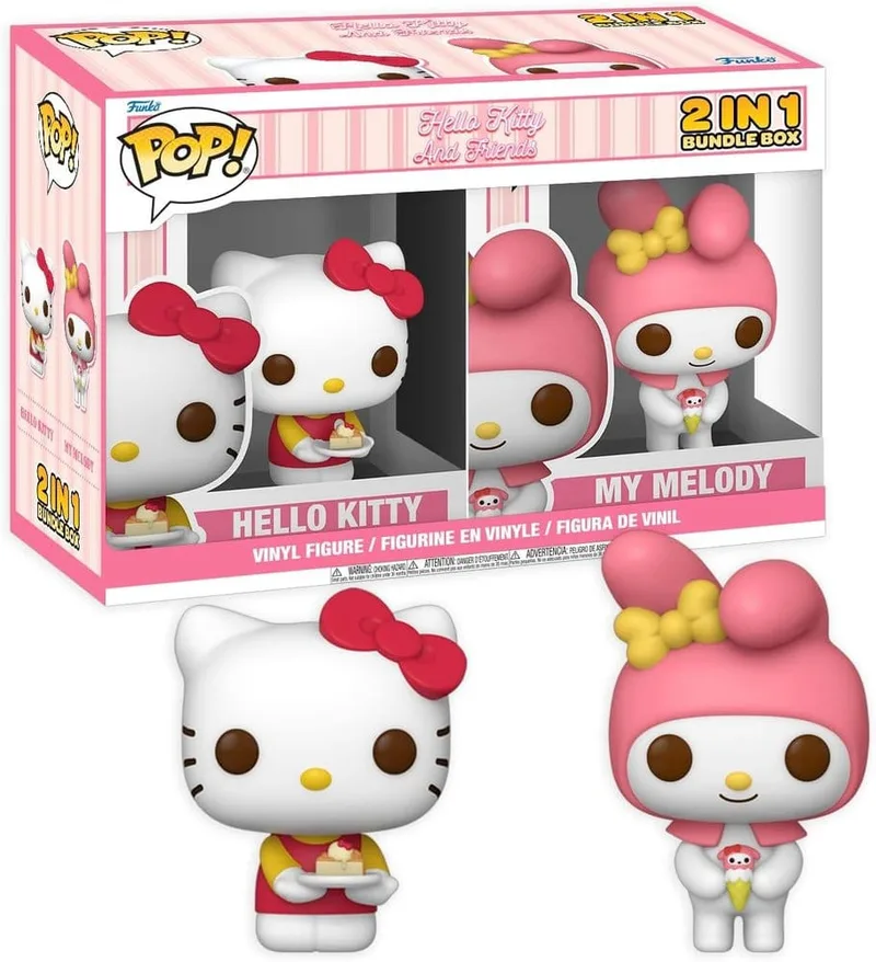 Hello Kitty And Friends 2-In-1 Assembled Funko Pop Vinyl Bundle Box: Hello Kitty & My Melody van Funko – productfoto 1 van 2
