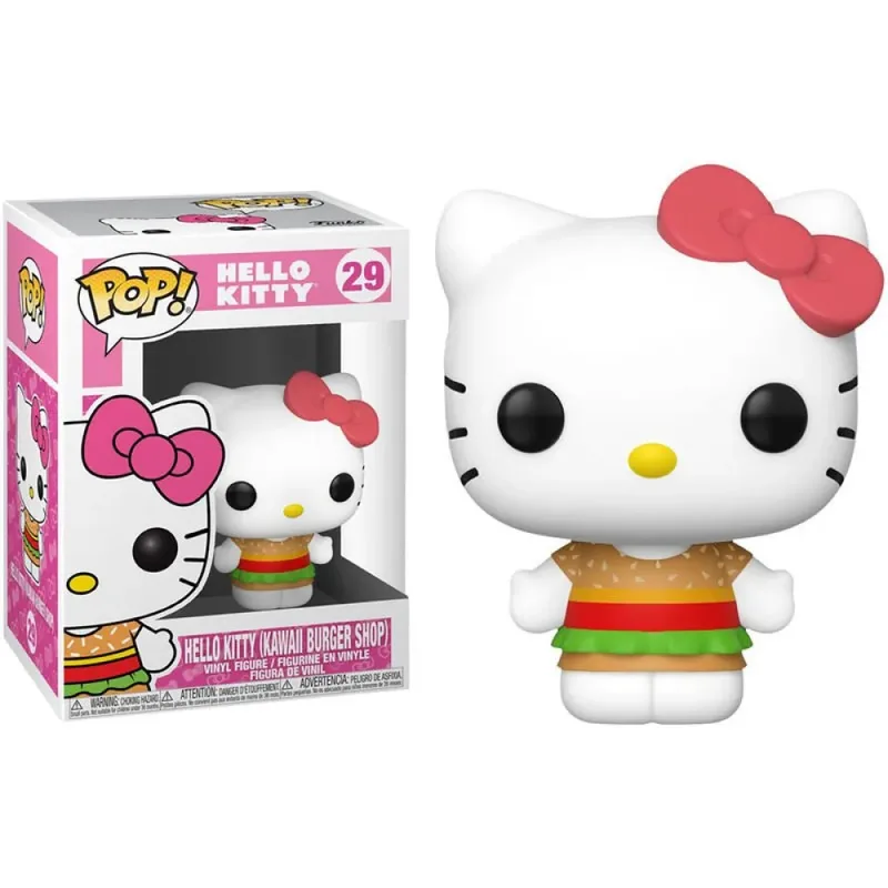 Hello Kitty Funko Pop Pop Vinyl: Hello Kitty (Kawaii Burger Shop) by Funko – product photo 2 of 2