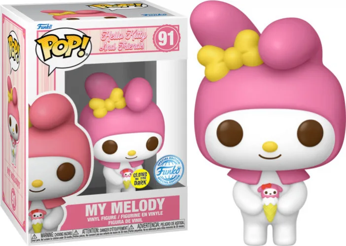 Hello Kitty Funko Pop Vinyl: My Melody (Glow in the Dark) by Funko – product photo