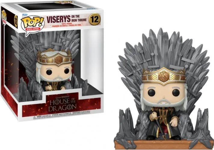 House of the Dragon - Day of the Dragon Funko Pop Vinyl: Viserys on the Iron Throne by Funko – product photo 1 of 3