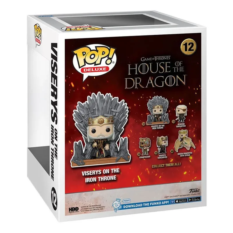 House of the Dragon - Day of the Dragon Funko Pop Vinyl: Viserys on the Iron Throne by Funko – product photo 2 of 3