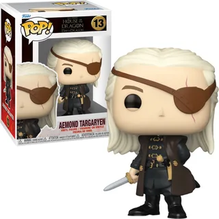House of the Dragon Season 2 Funko Pop Vinyl: Aemond Targaryen van Funko – productfoto 1 van 2