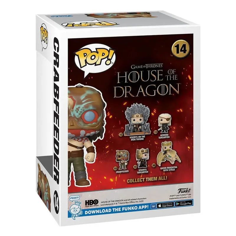 House of the Dragon Season 2 Funko Pop Vinyl: Crabfeeder by Funko – product photo 2 of 3