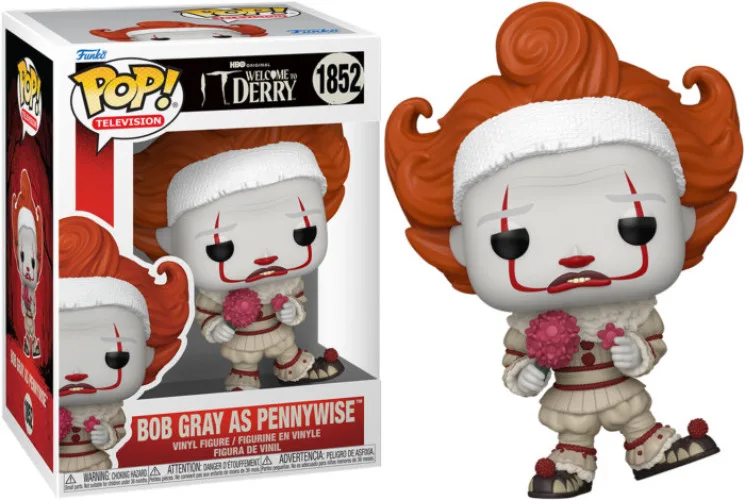 IT Welcome to Derry Funko Pop Vinyl: Bob Gray as Pennywise by Funko – product photo