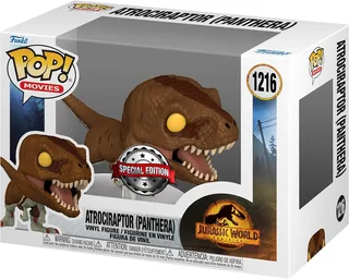 Jurassic World Dominion Funko Pop Vinyl: Atrociraptor (Panthera) (Special Edition) van Funko – productfoto 1 van 2