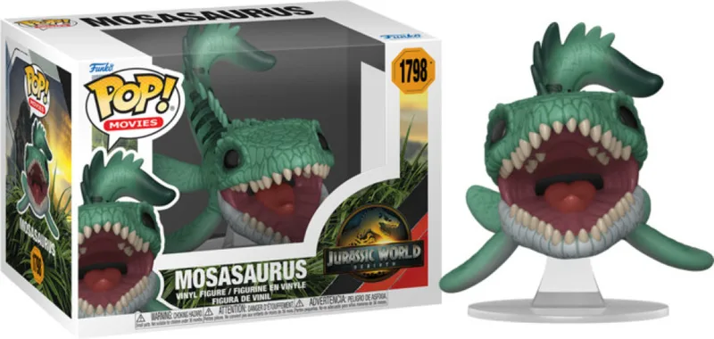 Jurassic World Rebirth Funko Pop Vinyl: Mosasaurus by Funko – product photo 1 of 2