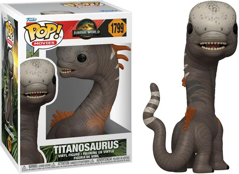 Jurassic World Rebirth Funko Pop Vinyl: Titanosaurus van Funko – productfoto 1 van 2