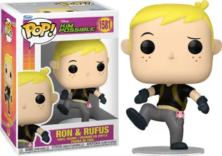 Kim Possible Funko Pop Vinyl: Ron & Rufus van Funko – productfoto 1 van 2