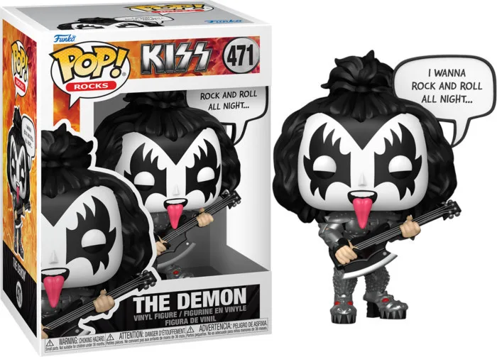 Kiss Funko Pop Vinyl: The Demon (Rock and Roll All Night...) van Funko – productfoto 1 van 2