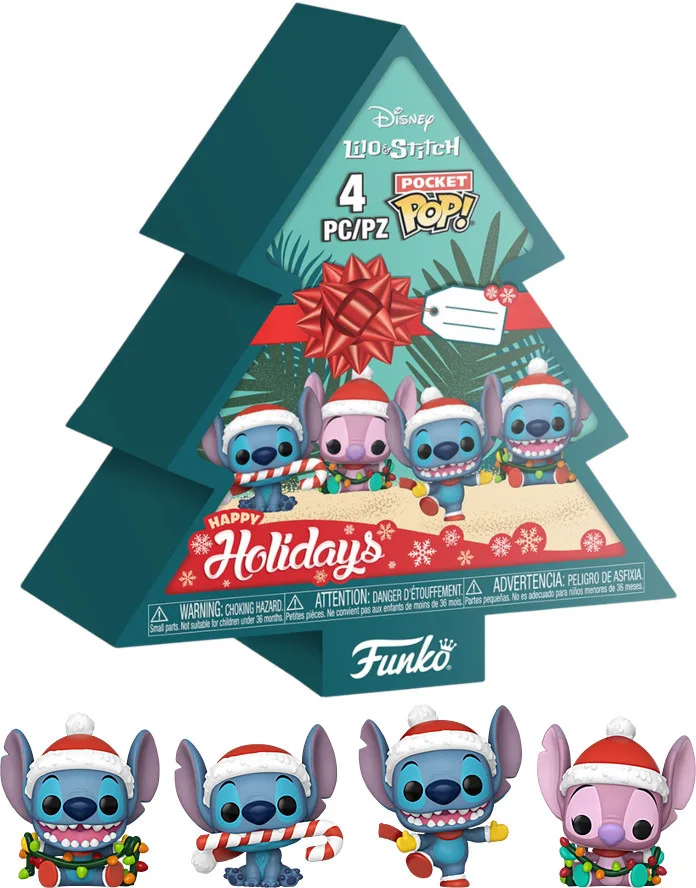 Lilo & Stitch Funko Pocket Pop! Holiday Tree Box 4-Pack van Funko – productfoto 1 van 2