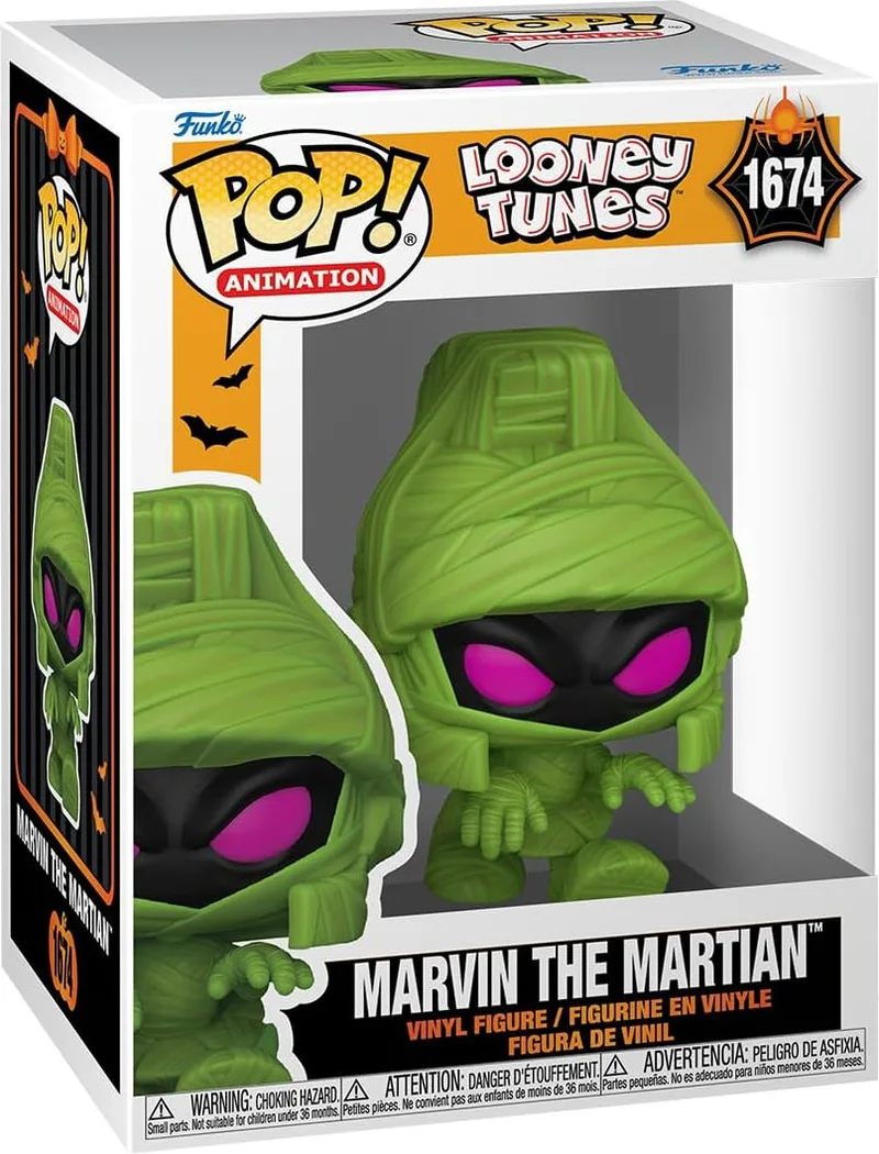 Looney Tunes Halloween Funko Pop Vinyl: Marvin the Martian van Funko – productfoto 1 van 2