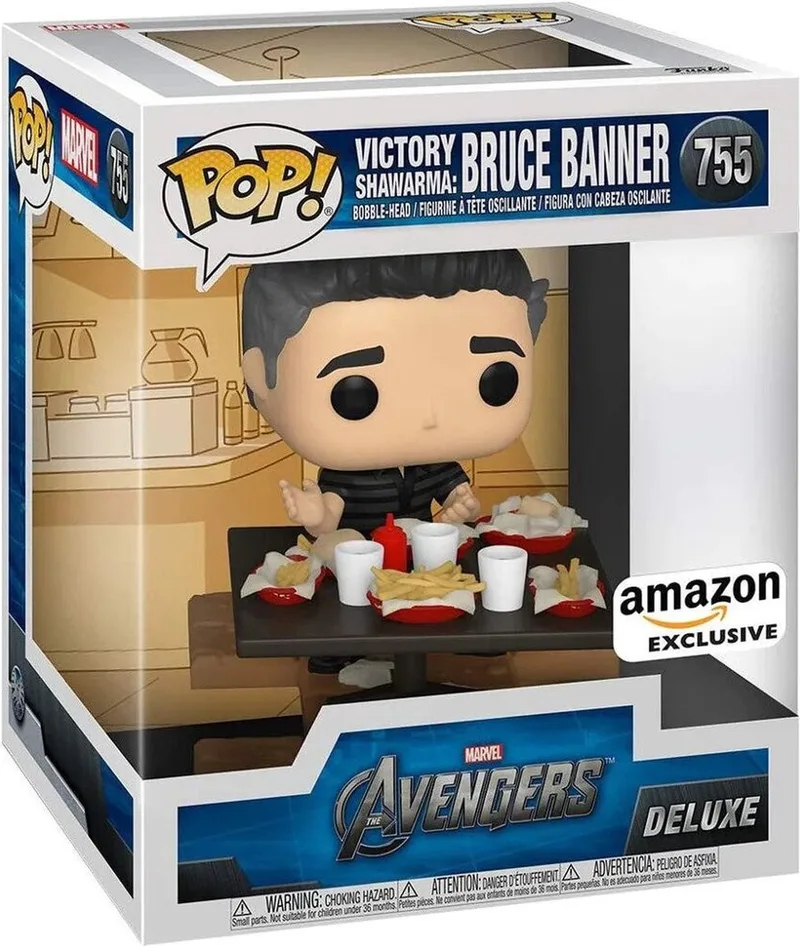 Marvel Avengers Deluxe Funko Pop Vinyl: Victory Shawarma Bruce Banner by Funko – product photo
