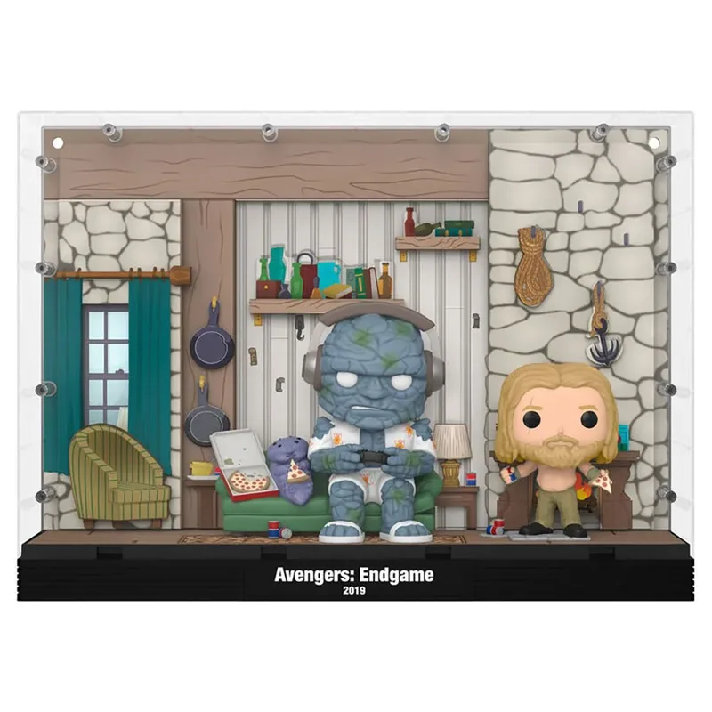 Marvel: Avengers Endgame Funko Pop! Moment Deluxe Vinyl: Miek/Thor/Korg - Thor's House van Funko – productfoto 2 van 2