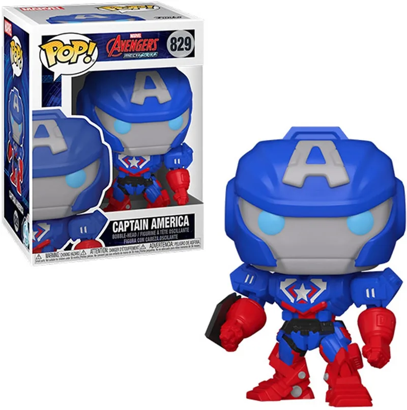 Marvel Avengers Mech Strike Funko Pop Vinyl: Captain America by Funko – product photo