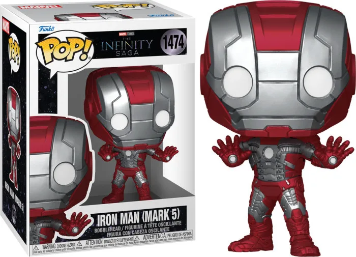 Marvel Avengers: The Infinity Saga Funko Pop Vinyl: Iron Man (Mark 5) van Funko – productfoto 1 van 2
