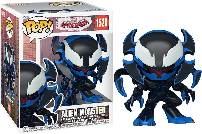 Marvel Friendly Neighborhood Spider-Man Funko Pop Vinyl: Alien Monster (Super Sized) van Funko – productfoto 1 van 2