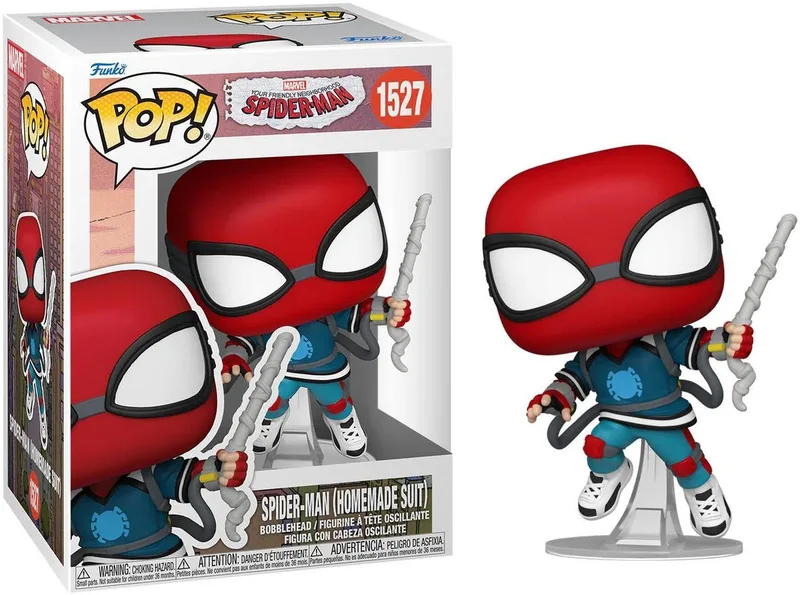 Marvel Friendly Neighborhood Spider-Man Funko Pop Vinyl: Spider-Man (Proto-Suit) by Funko – product photo 1 of 2