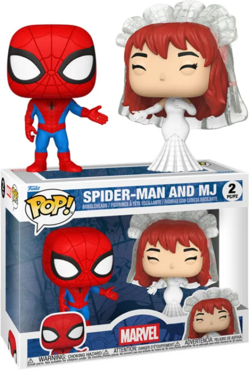 Marvel Funko Pop Vinyl 2-Pack: Spider-Man & Mary Jane by Funko – product photo