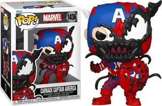 Marvel Funko Pop Vinyl: Carnage Captain America van Funko – productfoto 1 van 2