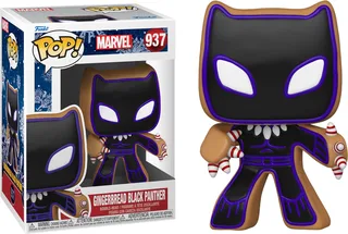 Marvel Funko Pop Vinyl: Gingerbread Black Panther by Funko – product photo 1 of 3
