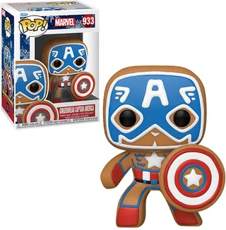 Marvel Funko Pop Vinyl: Gingerbread Captain America van Funko – productfoto 1 van 3