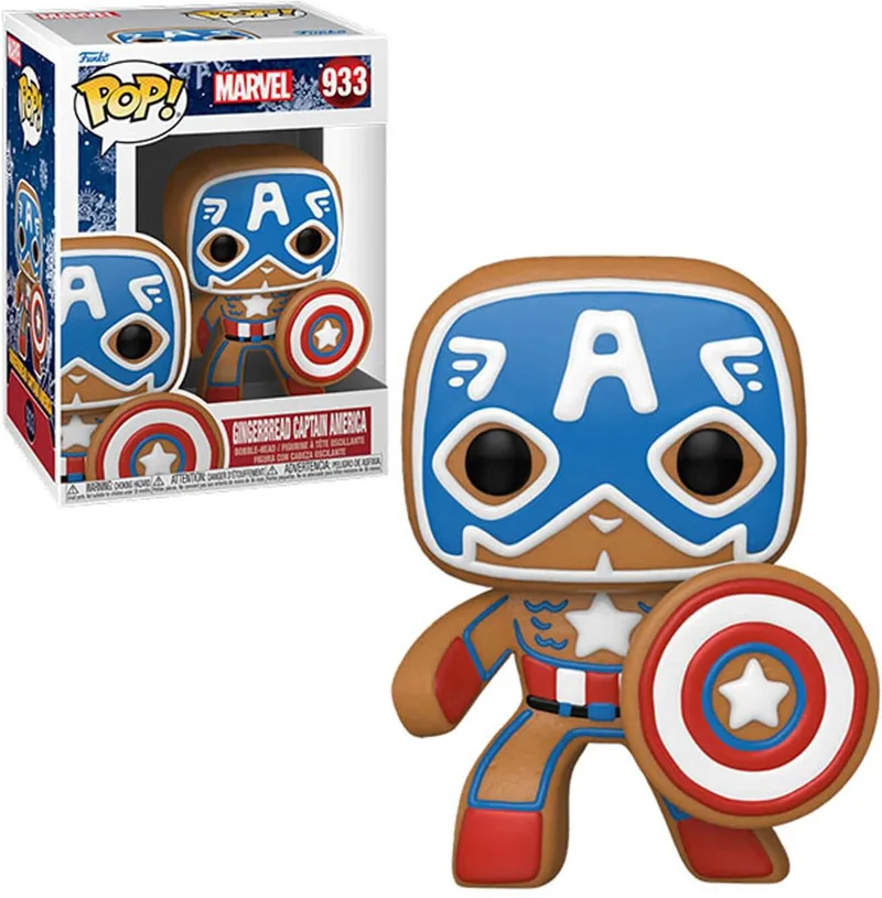 Marvel Funko Pop Vinyl: Gingerbread Captain America van Funko – productfoto 1 van 3