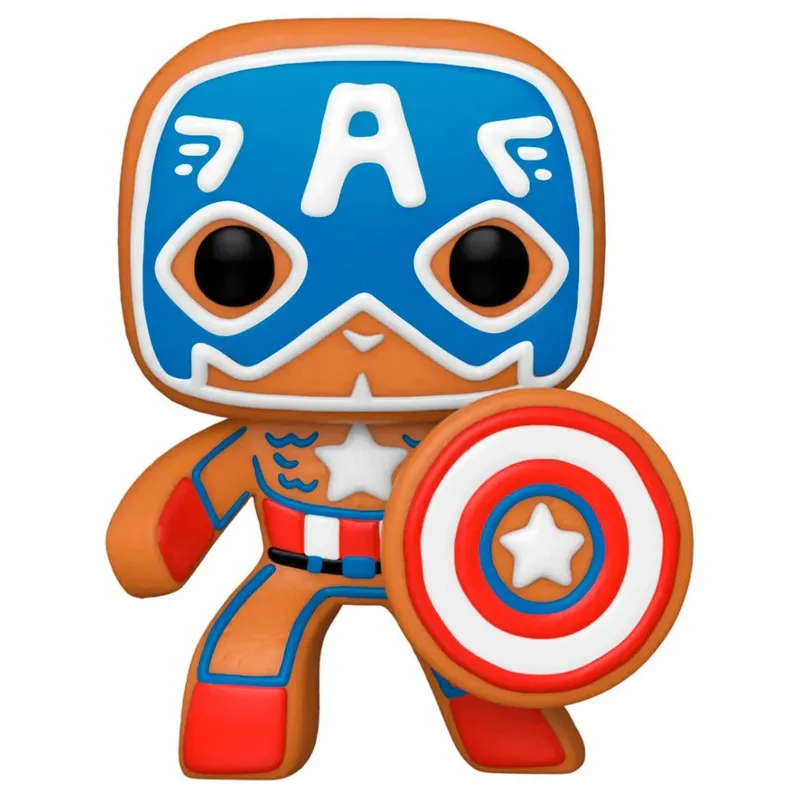 Marvel Funko Pop Vinyl: Gingerbread Captain America van Funko – productfoto 2 van 3