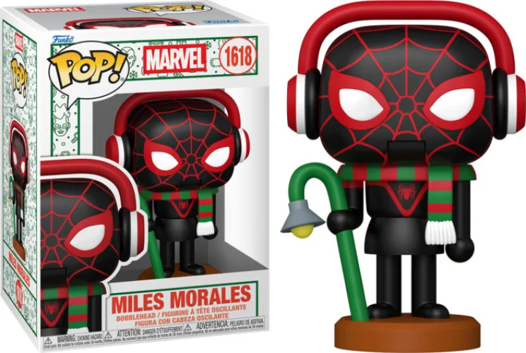 Marvel Funko Pop Vinyl: Miles Morales Nutcracker (1618) by Funko – product photo