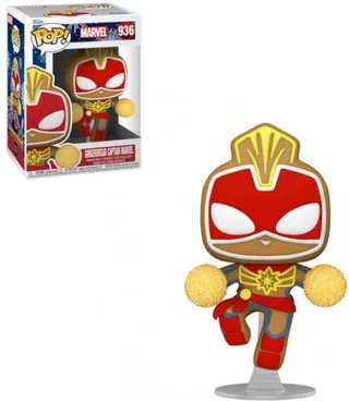 Marvel Gingerbread Funko Pop Vinyl: Gingerbread Captain Marvel by Funko – product photo 1 of 3