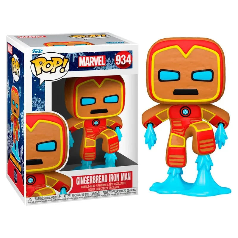 Marvel Gingerbread Funko Pop Vinyl: Gingerbread Iron Man van Funko – productfoto 3 van 3