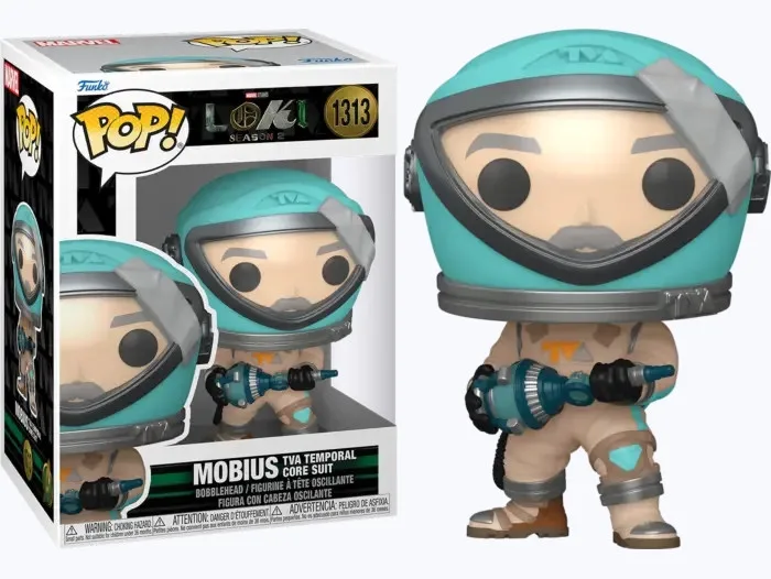 Marvel Loki Funko Pop Vinyl: Mobius in TVA Temporal Core Suit van Funko – productfoto 1 van 2
