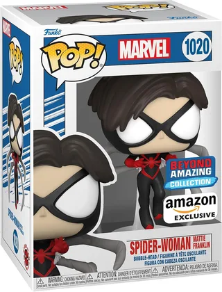 Marvel Spider-Man: Beyond Amazing Funko Pop Vinyl: Spider-Woman (Amazon Exclusive) van Funko – productfoto 1 van 2