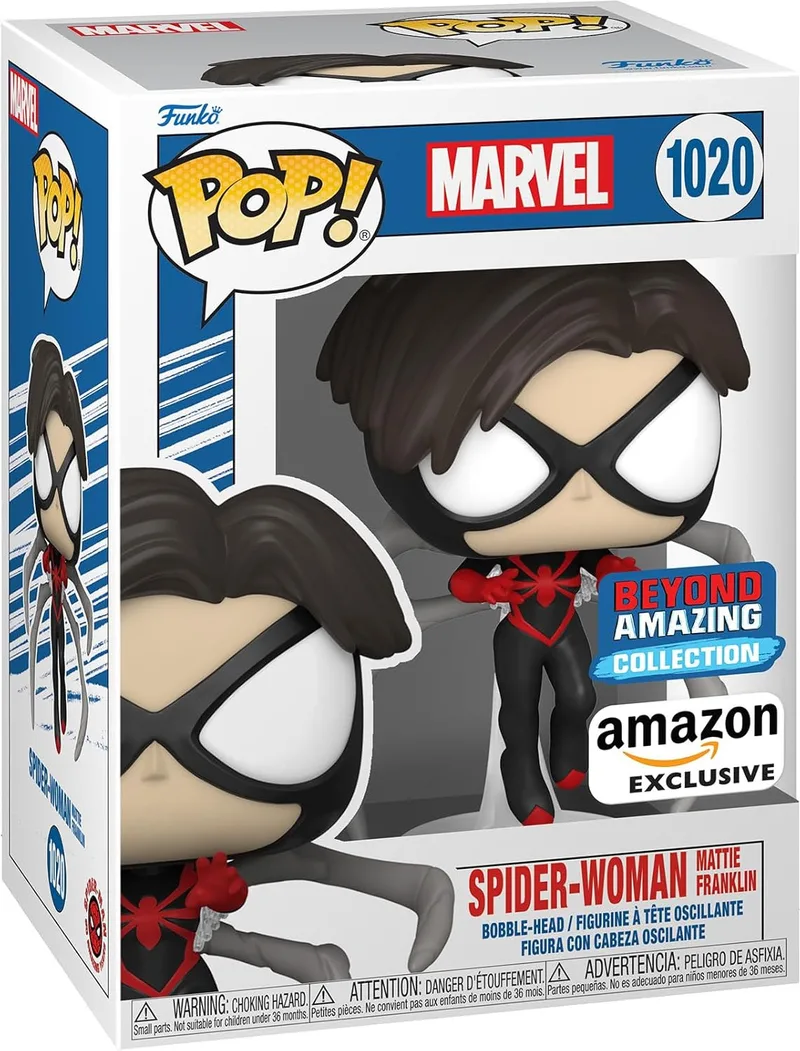 Marvel Spider-Man: Beyond Amazing Funko Pop Vinyl: Spider-Woman (Amazon Exclusive) van Funko – productfoto 1 van 2
