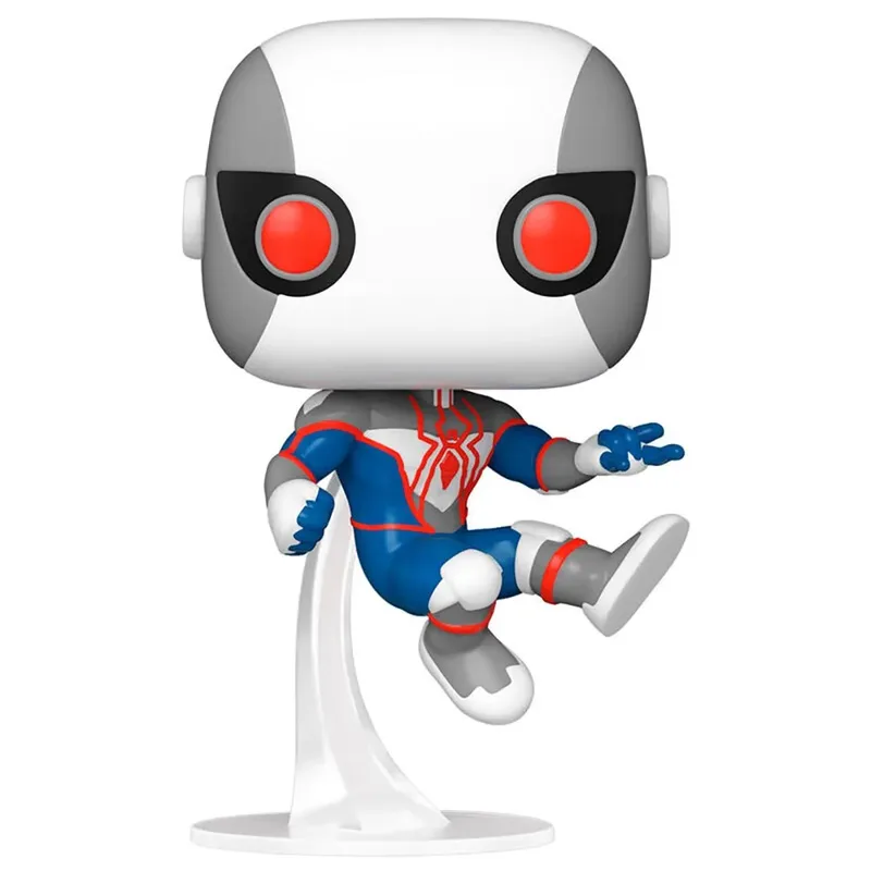 Marvel Spider-Man Funko Pop Vinyl: Spider-Man (Bug-Eyes Armor) (Convention Limited Edition) van Funko – productfoto 2 van 2