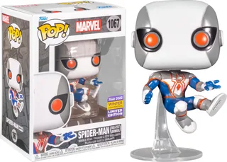 Marvel Spider-Man Funko Pop Vinyl: Spider-Man (Bug-Eyes Armor) (Convention Limited Edition) van Funko – productfoto 1 van 2