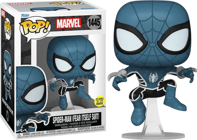 Marvel Spider-Man Funko Pop Vinyl: Spider-Man (Fear Itself Suit) GITD by Funko – product photo