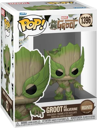 Marvel WAG Funko Pop Vinyl: Groot as Wolverine by Funko – product photo 1 of 2