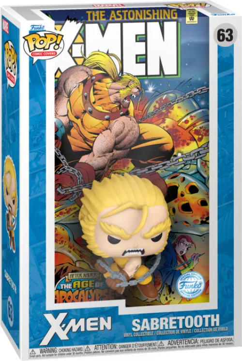 Marvel X-Men The Astonishing X-Men #2 Comic Cover Funko Pop Vinyl: Sabretooth by Funko – product photo