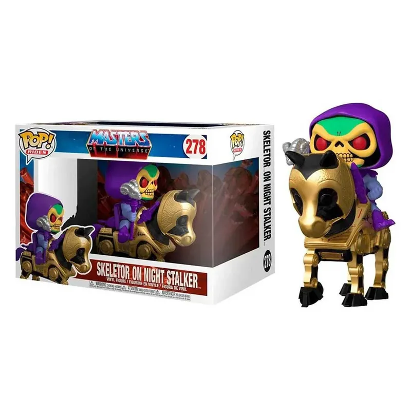 Masters of the Universe Funko Pop Vinyl: Skeletor on Night Stalker by Funko – product photo 3 of 3