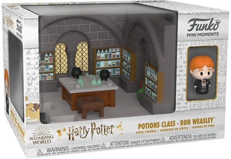 Mini Moments Diorama - Ron Weasley Potions Class van Funko – productfoto 1 van 3