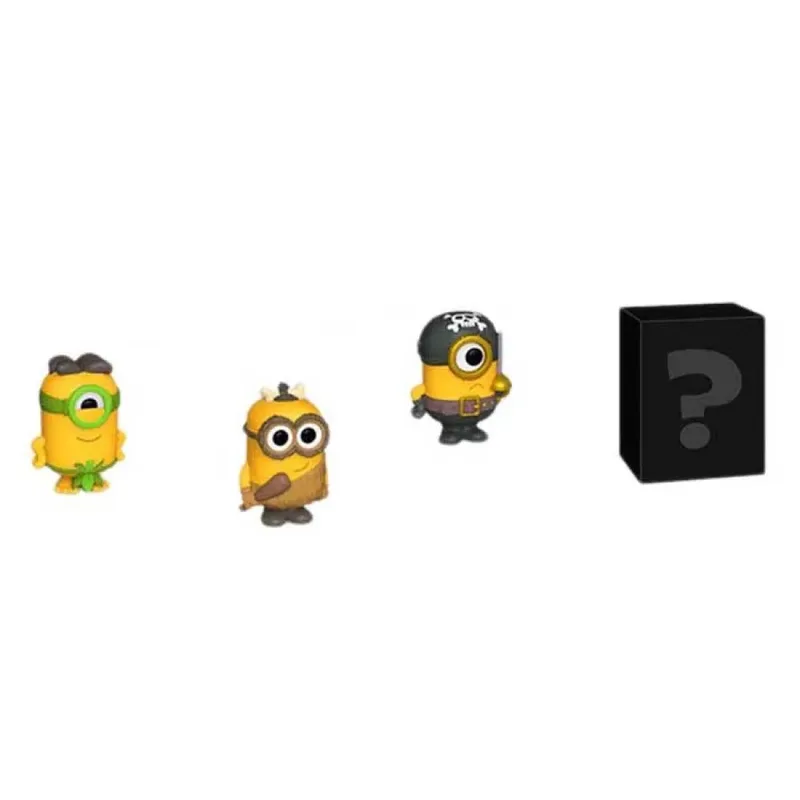 Minions Funko Bitty Pop! 4-Pack: Eye, Matie / Au Naturel / Cro-Minion van Funko – productfoto 3 van 4