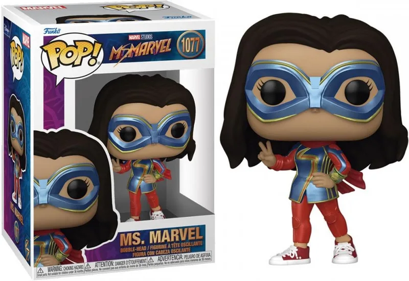 Miss Marvel Funko Pop Vinyl: Miss Marvel van Funko – productfoto 1 van 3