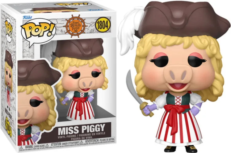 Muppet Treasure Island 30 Funko Pop Vinyl: Miss Piggy (1804) van Funko – productfoto
