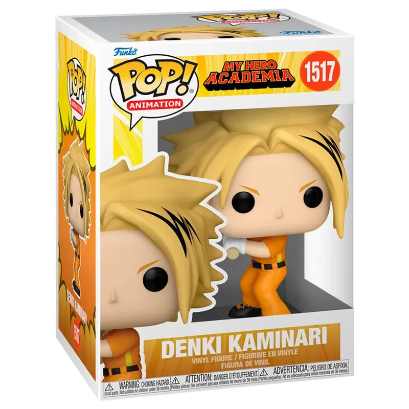 My Hero Academia Funko Pop Vinyl: Denki Kaminari Hero League Baseball by Funko – product photo 2 of 2