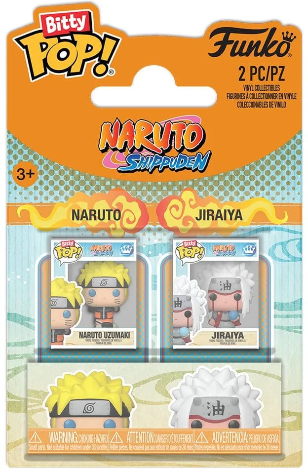 Naruto Shippuden Funko Bitty Pop! 2-Pack: Naruto & Jiraiya by Funko – product photo