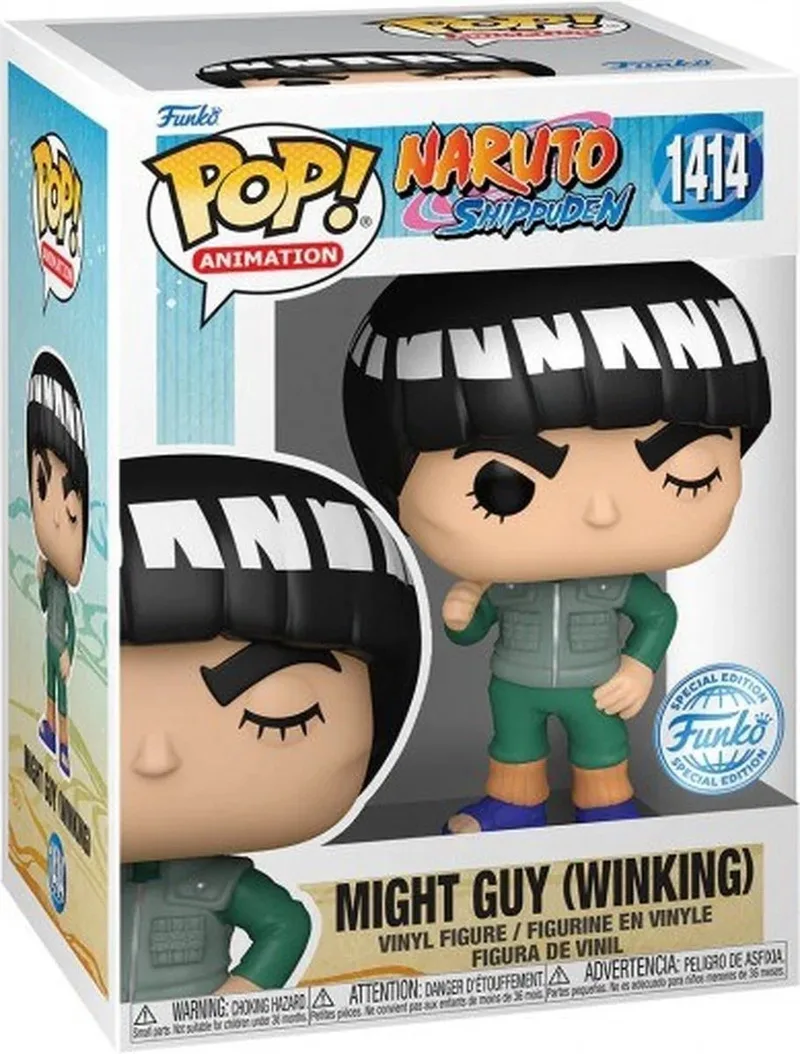 Naruto Shippuden Funko Pop Vinyl: Might Guy (Winking) by Funko – product photo 1 of 2