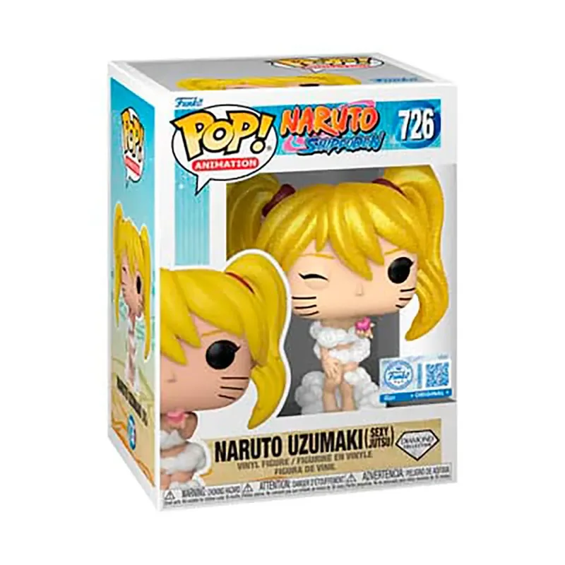 Naruto Shippuden Funko Pop Vinyl: Naruto Uzumaki Sexy Jutsu (Diamond Collection) van Funko – productfoto 2 van 2