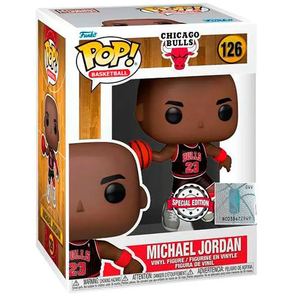 Nba Chicago Bulls Michael Jordan Met Jordans Exclusief Figuur by Funko – product photo