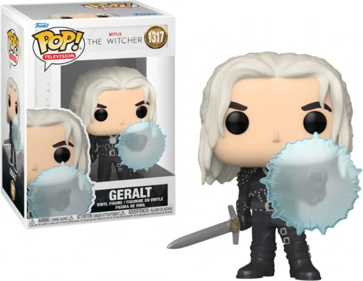 Netflix The Witcher Season 2 Funko Pop Vinyl: Geralt with Shield van Funko – productfoto 1 van 3