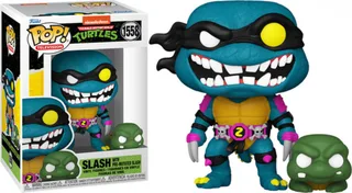 Nickelodeon Teenage Mutant Ninja Turtles Funko Pop Vinyl: Slash with Pre-mutated Slash van Funko – productfoto 1 van 2